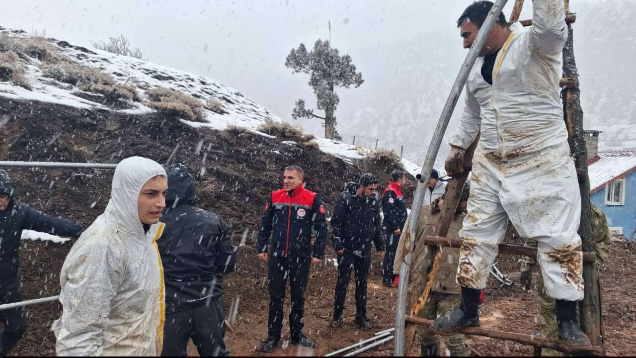Konya’da ahır çöktü! Çok sayıda hayvan telef oldu 8